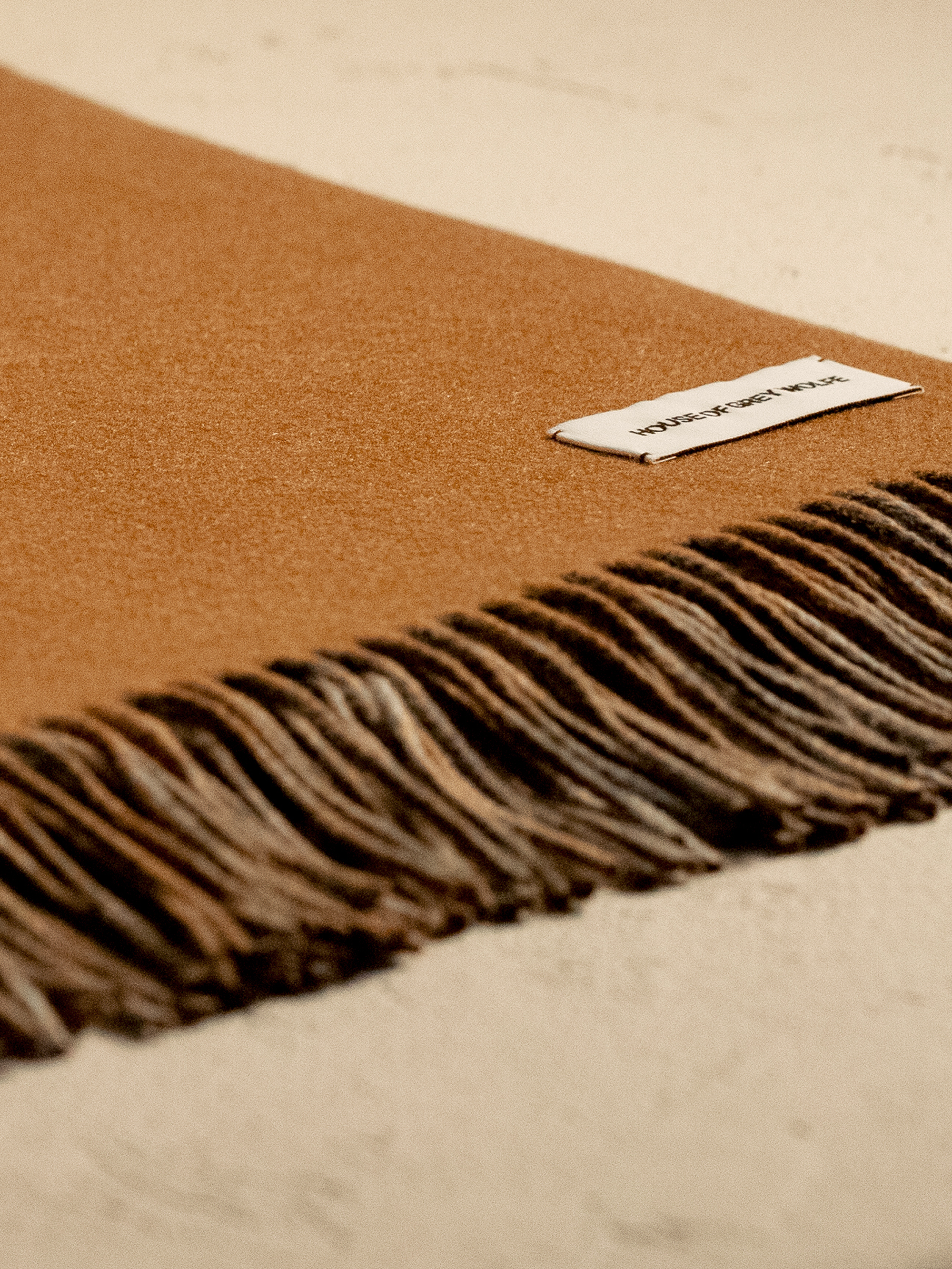 Tan and Grey Stole