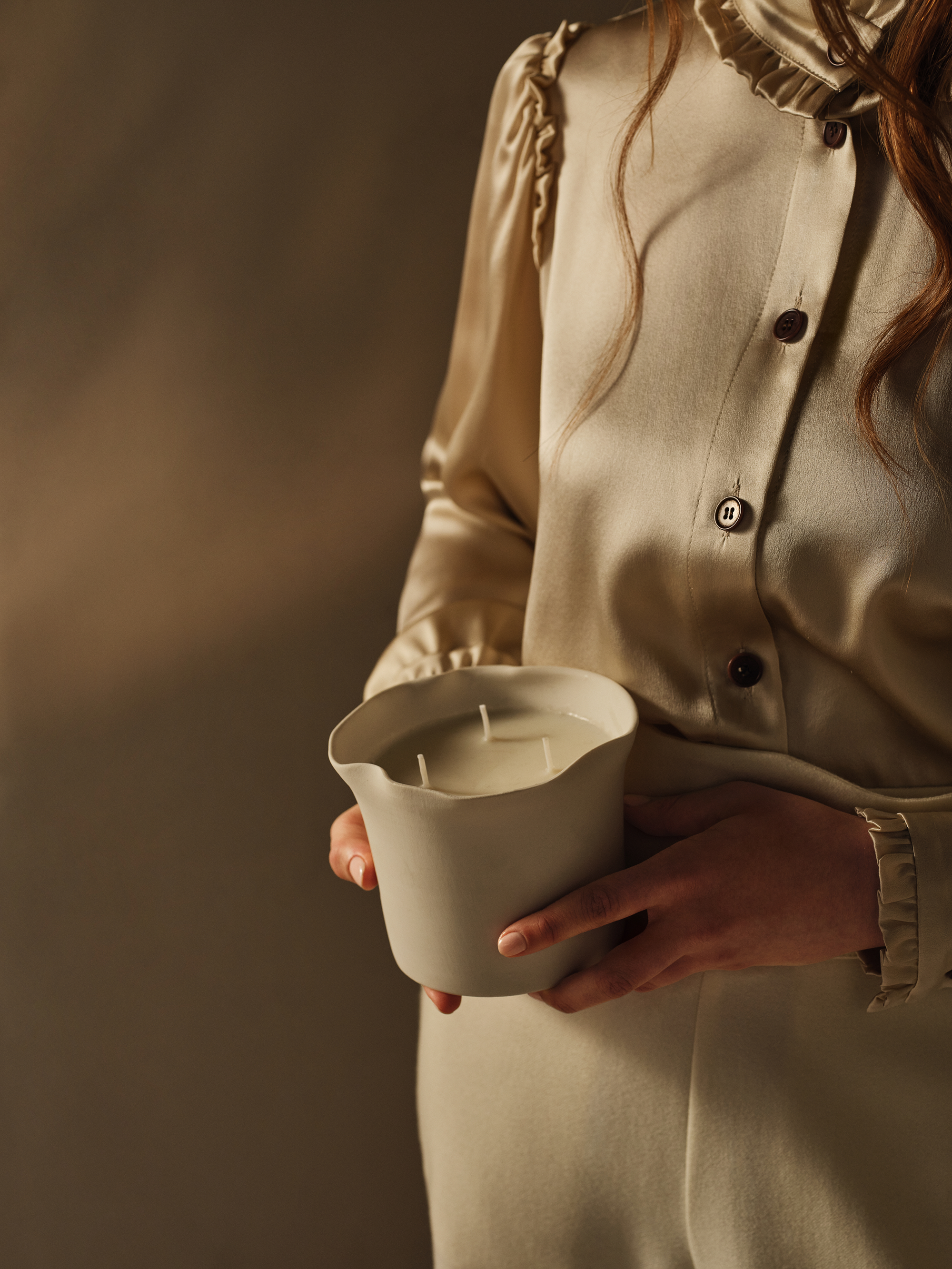 Mwema Candle and Ceramic Vessel